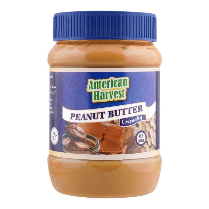 American Harvest Peanut Butter Crunchy 510g