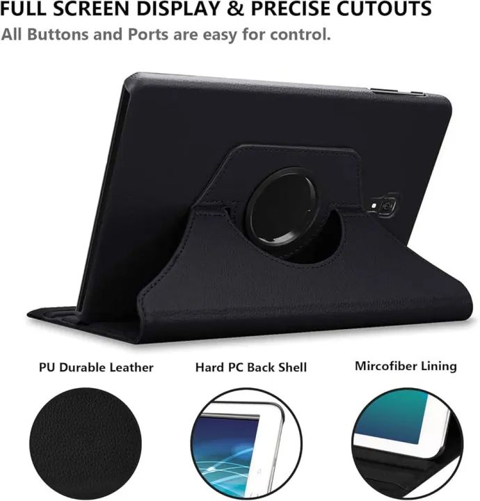 New%20Durable%20PU%20Leather%20Case%20for%20Samsung%20Galaxy%20Tab%20A%2010.5%202018%20SM-T590/T595%20with%20Rotating%20Stand%20&%20Microfiber%20Lining%20-%20Image%204