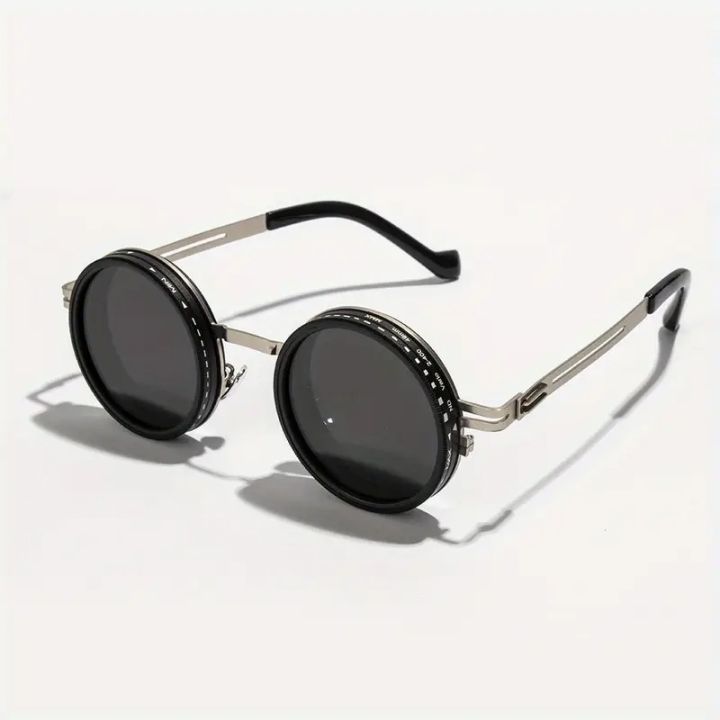 Men'S%20Adjustable%20HD%20Anti-Glare%20Sunglasses%20-%20High-Quality%20Protection,%20Round%20Frame,%203-in-1%20Anti-UV,%20Anti-Glare,%20Anti-Exposure,%20Professional%20&%20Casual%20Use,%20Stylish%20Eyewear,%20Durable%20Eyewear%20-%20Image%202