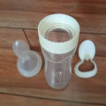 Spoon Feeder / Silicon Feeder with Spoon - Random Color - Art# DB-Spoon Feeder-1Pc-0001. 