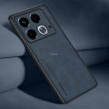 Vantime for Infinix Note 40 4G Case PU Leather Slim Matte Hard Back Cover. 