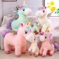 Colorful Angel Unicorn Magical Unicorn Doll Soft Plush Toy Doll Gift Ragdoll. 