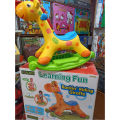 Evergreen - Learning Fun Rocking And Riding Giraffe With Lights And Music - 2 In 1 Function For Kids Toddler Activity Toy. 