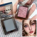 Glitter Pink Eyeshadow Palette Matte Smoky Eyes Makeup Palette Shimmer Waterproof Mini Pearlescent Sequins Eye Shadow Cosmetics. 