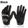【ALLGOOD】Full Finger Motorcycle Gloves Leather Fabric Wear-resistant Motorbike Guantes Gloves. 
