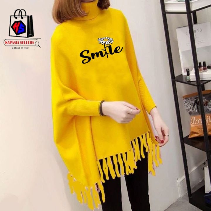 Women%20Winter's%20Fleece%20%20Smile%20Printed%20Poncho%20For%20Women%20Winter%20Printed%20Poncho%20For%20Girls%20-%20Image%203