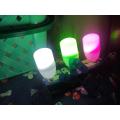 3 LED Zero bulb,Night Lights alternative to Zero watt bulb multicolor flower shape and two pin plug bulb, Night Bulb - Decor Lighting Light Bulbs (Random Colors). 