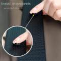 Seat Belt Stop Buttons Prevent Seat Belt Buckle from Sliding Down Belt. 