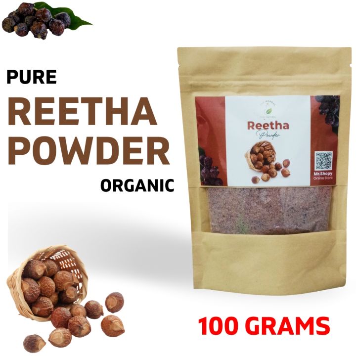 Pure Reetha Powder for Hair | Organic Reetha Powder | Retha Powder ...