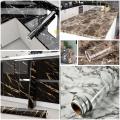 Marble Sheet - Marble Sheet Sticker - 200Cm Marble Sheet Texture Design PVC Waterproof Self adhesive Wallpaper Sticker sheet Furniture New Skin Kitchen Cabinet Paper Stickers sheet Oilproof Table top Sticker sheet. 