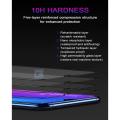 Samsung A90 Black 9D Tempered Glass Protection. 