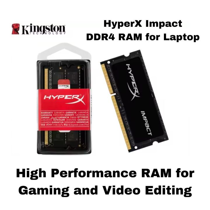 Kingston HyperX Impact DDR4 RAM 8GB For Laptop