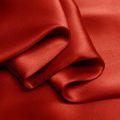 Red Plain Pure Silk Satin Fabric - High Quality. 