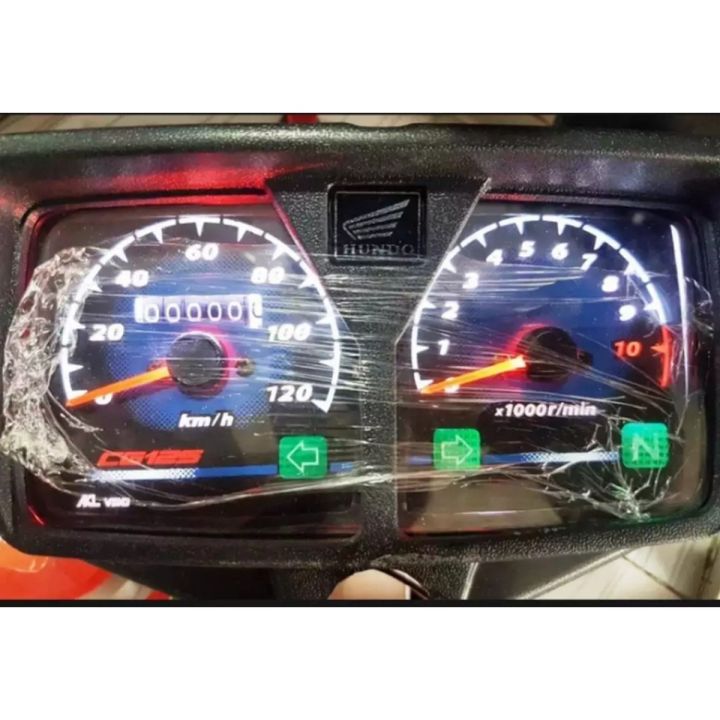 LED Backlight Meter Speedometer for CG 125 Motorcycle Universal Fitting