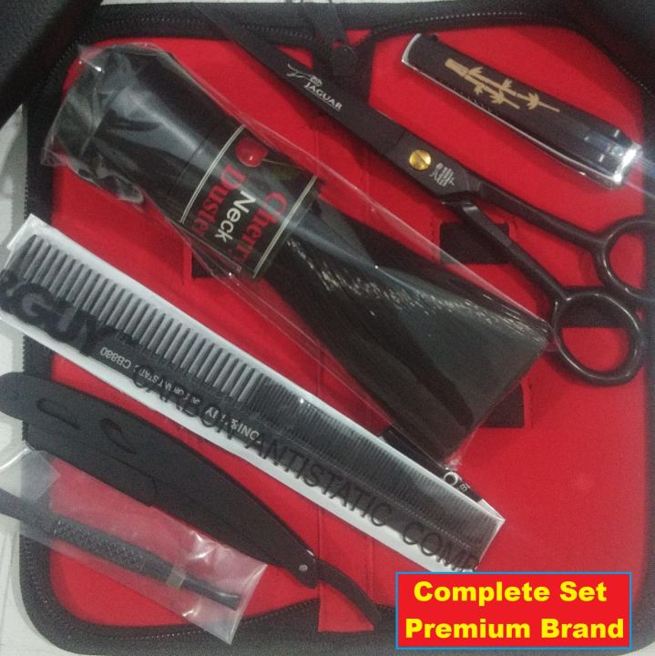 Barber Kit for Men Complete / Barber Kit Black / Hair Cutting Scissors ...