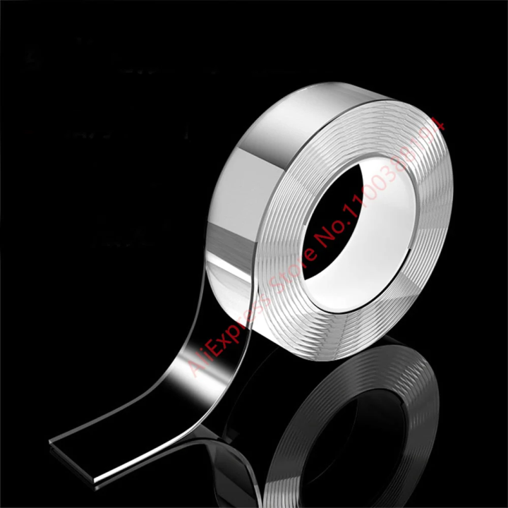 Nano Tape - 3 - 5 Meters, Transparent Double - Sided Silicone Adhesive Tape, Ivy Grip Magic Tape, Nano Tape