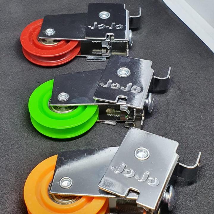 JoJo Pack of 2 Aluminum Sliding window door roller wheel roller sliding door window nylon wheel steel wheel iron wheel hardware building and construction Aluminum Wheel Bearing wheel Matex type of Wheel Window hardware Aluminum Hardware Roller Wheel