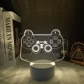 LED Night Lamp USB Powered Gaming Room Desk Setup Lighting Decor Warm White Color Bedroom Cartoon Table Light Gift for Birthday. 