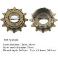 Durable 12T Cycling Supplies Single Speed Bike Freewheel Bicycle Sprocket. 