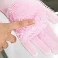 New Max Home Magic Silicone Dish Washing Gloves, Silicon Cleaning Gloves, Silicon Hand Gloves for Kitchen Dishwashing and Pet Grooming, Great for Washing Dish, Car, Bathroom. 