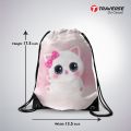 Traverse  Cute Kitty Drawstring for Girls. Bags hand bag for girls bags for girls. 