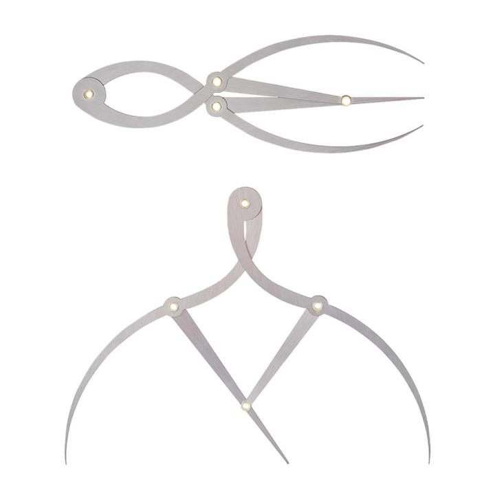 Mean Calipers Golden Ratio Calipers Stainless Steel Eyebrow Ruler 1:1.618 Measure Tool for Tattoo Makeup