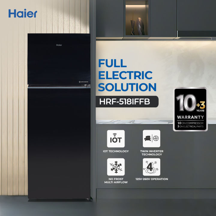 Haier%2018%20Cu%20Ft%20-%20Digital%20Inverter%20-%20HRF-518IFFB%20(%20No%20Frost%20+%20Double%20Magic%20Zone%20+%20IOT%20+%20Glass%20Door)%20Black%20Colour%20Refrigerator%20/%2010%20Years%20Warranty%20-%20Image%202