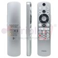 Triple H Haier LED TV Remote HTR-U33G | Voice Control | Social Media Buttons | Soft Touch Keys | Silver Color | Please Match With Old Remote Before Order. 