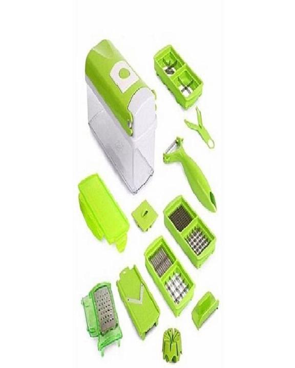 Nicer Dicer Plus Speedy Chopper - Green 12 Pcs