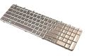 Laptop Notebook Keyboard Pavilion DV7-1000  Series   P/N  5000843-041  –  Silver. 