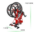 Mini Folding Bicycle, Miniature Alloy Folding Mountain Bike Model, Yellow/Red/Blue. 