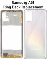 Samsung A51 Back Battery Cover with Side Ring and Camera lens, Buttons and with Logo , Samsung A51 Ring Back Replacement. 