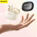 Awei T90 ENC Bluetooth Earphone In Ear/Half In Ear Freedom To Switch Noise Cancelling Earbuds 300 Hours Long Standby Time Low Latency Gaming Earbuds. 