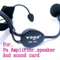 Yoga Headset Microphone DM-193 Lightweight, Secure Fit, Wired Mic. 