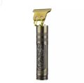 Professional Golden Hair Trimmer for Men / Hair Cutting Machine / Hair Clippers / Shaver / Hair Clipper / Nose Trimmer / Rechargeable Men’s Body Hair Removal Machine / Grooming Kit / Hair Cutting Machine Zero Gapped Hair Clipper Trimmer Vintage T9 Tondeus. 