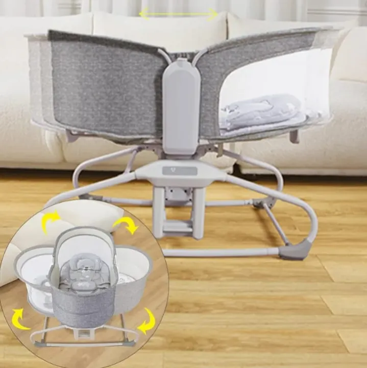 Mastela%20Delixe%204-in-1%20Multifunctional%20Baby%20Bassinet%20&%20Swing%20%7C%20Electric%20Auto%20Jhoola%20with%20Music%20&%20Multi-Functional%20Cradle%20-%20Image%202