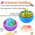 Funny Infinite Flip 3D Ball Gyroscope Fidget Toys for Kids Teens Boys Girls Adult ADHD Autism Relieve Stress Finger Gyro Spinner. 