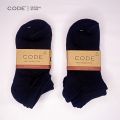 Code 6 Pairs Cotton Ankle Socks For Men Women  Cotton Ankle Socks For Men  No Show Low Cut Socks For Men  Business Casual Socks For Men - Black. 