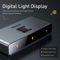 Baseus HDMI Switcher 4k@60hz, 1x2/2x1 Bi-Directional (2 In 1 Out, 1 In 2 Out) FULL HD HDMI Adapter Hub for Xbox PS5/4, TV BOX. 