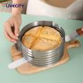 Cake Cutter Ring 7 Layer Adjustable Round Cake Cutter Ring. 