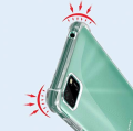 Huawei Honor 9S Airbag Case Anti Shock and Anti-Scratch Resistant Clear View Transparent Silicone Back Cover. 