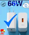 66w Fast Charger | 66w power bank | 66w Charger Compatible For All Android Mobiles Huawei P30, Mi 10T Tecno Camon 19 Neo, One 9 Plue,Tecno Pova 5 , Huawei P30. 