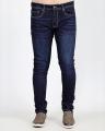 Straight Stretch Blue Jeans For Men. 
