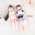 30CM Doll 20 Movable Joints 12 Inch Makeup Dress Up Anime Eyes Dolls for Girls. 