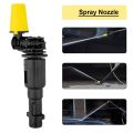 Turbo 360 Degree Jet Spray Nozzle for Karcher Pressure Washers K2 - K7 - Gimbaled Spin Turbo Lance Dirt Blaster - Replacement for Karcher Vario Power Jet Short 360 Nozzle VP180S. 