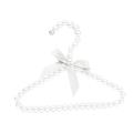 Clothes Hanger with Bow Non-slip ABS Children Faux Pearl Rack for Home. 