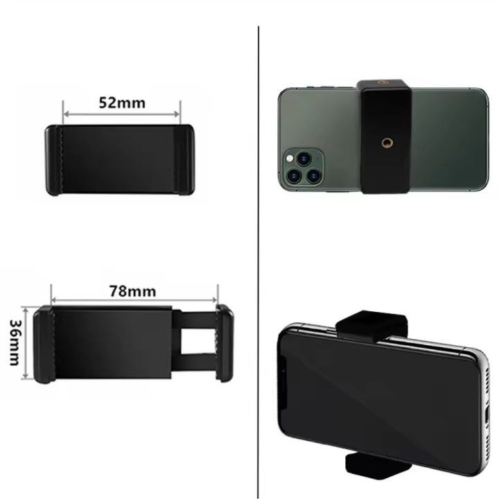 Universal%20Fixed%20Mobile%20Phone%20Clip%20Holder%20with%201/4%E2%80%9D%20Screw%20Mount%20%E2%80%93%20Tripod,%20Selfie%20Stick%20&%20Ring%20Light%20Compatible%20Bracket%20-%20Image%203