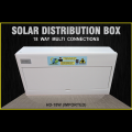 Solar Distribution Box 10-32WAY Household illumination Electrical Distribution Box MCB Waterproof Junction Wire Box ABS+IRON BASE. 