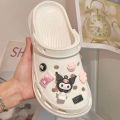 Croc Shoes Shoe Charms Kuromi Cinnamoroll Decoration diy 3D Shoe Buckle Creative Slippers for Women Outdoor Shoe Surface Shoe Flower. 