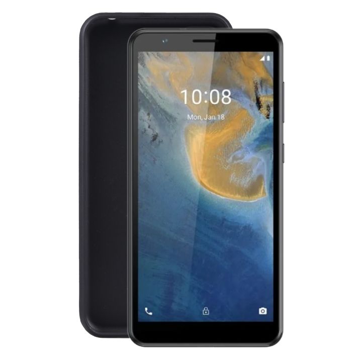 (COD) TPU Phone Case For ZTE Blade A31 Plus (Frosted Black)